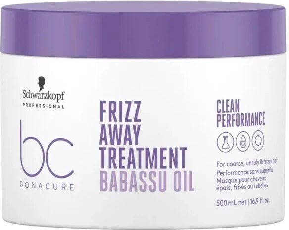 Schwarzkopf BC Bonacure Frizz Away Treatment Maschera Anticrespo, 500ml