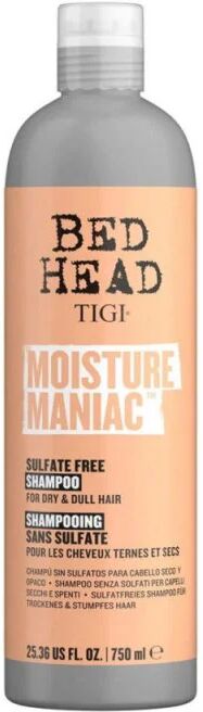 Tigi Bed Head Moisture Maniac Shampoo capelli secchi e spenti, 750ml