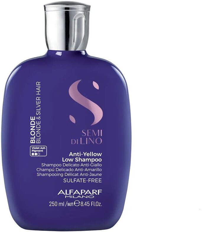 Alfaparf Milano Semi di Lino Blonde Anti Yellow Low Shampoo Antigiallo Professionale 250ml