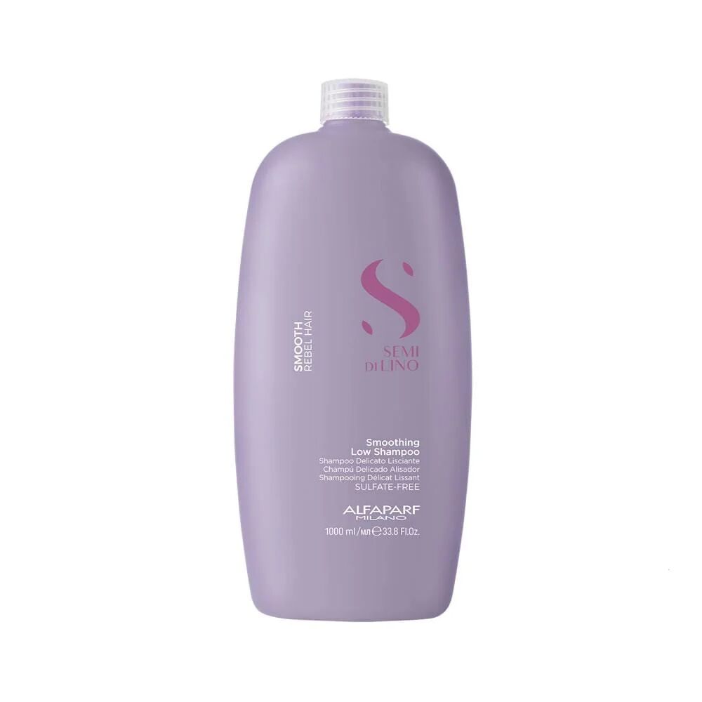 Alfaparf Milano Semi di Lino Smoothing Low shampoo capelli crespi, 1000ml