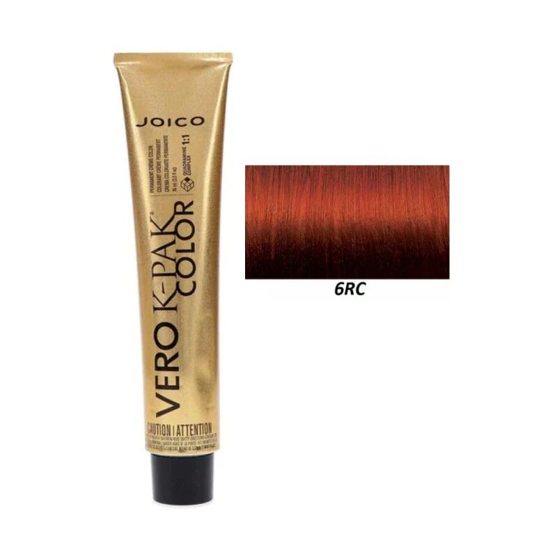 Joico Vero K Pak Color colore permanente capelli 74ml, 6RC Red Copper