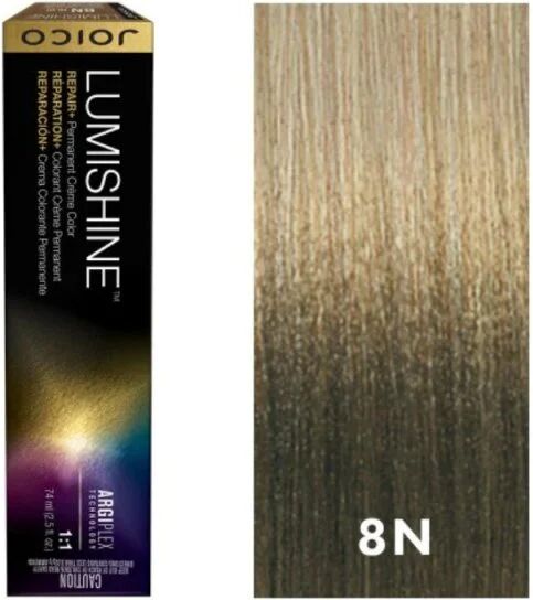 Joico Lumishine Colorazione Permanente 74ml, 8N Biondo Naturale