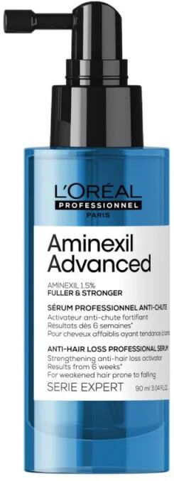 L'Oreal Professionnel Aminexil Siero Fuller & Stronger Anticaduta capelli Assottigliati 90ml