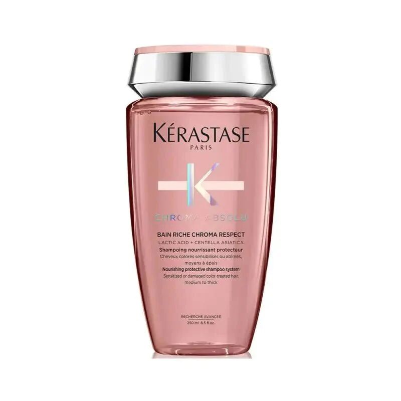 Kerastase Bain Riche Chroma Respect Shampoo Capelli Colorati Medi/Grossi, 250ml