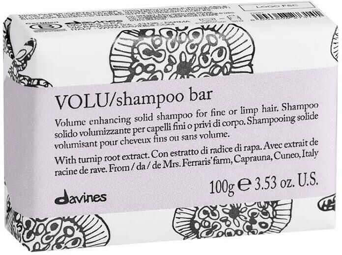 Davines Volu Shampoo Bar Shampoo Solido Capelli Fini 100gr