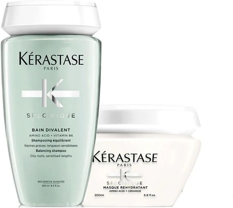 Kerastase Shampoo e Maschera Kit cute grassa e punte secche