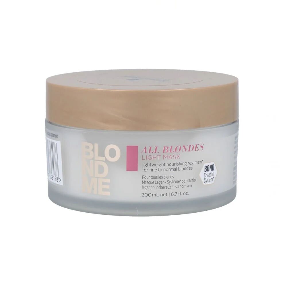 Schwarzkopf Blondme All Blondes Light Maschera Capelli Biondi 200ml