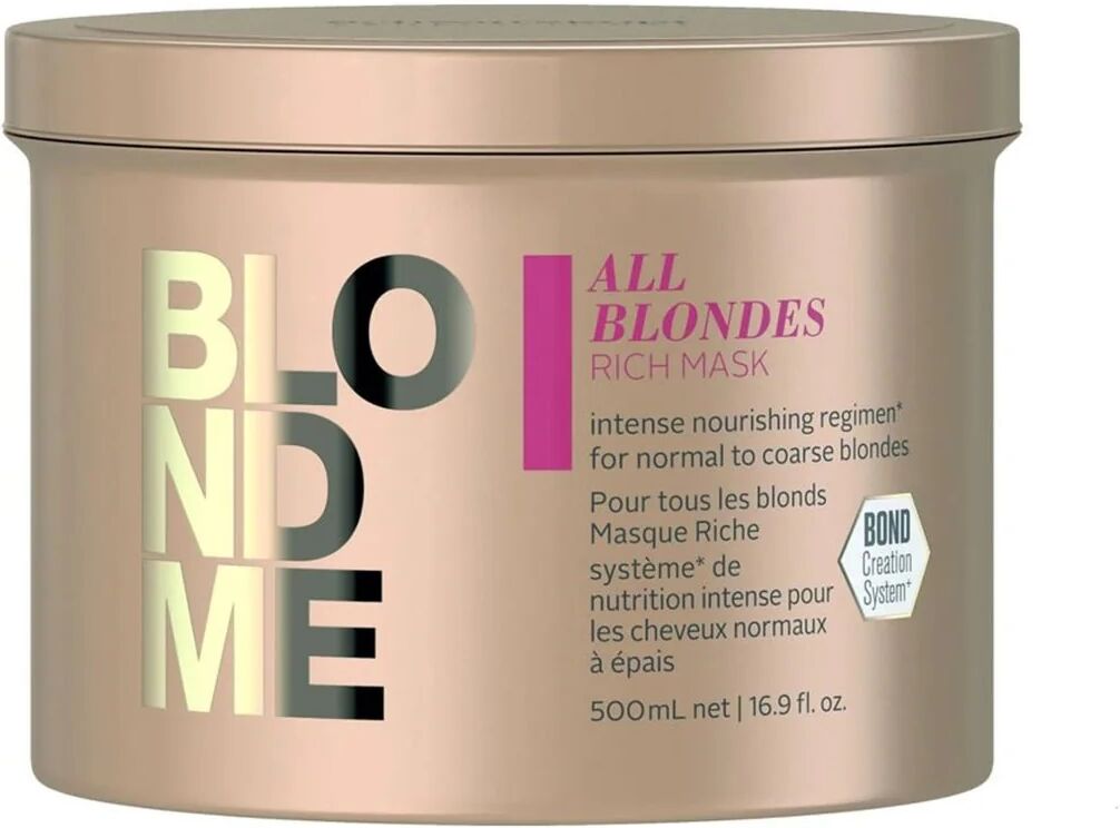 Schwarzkopf Blondme All Blondes Rich Maschera capelli biondi 500ml