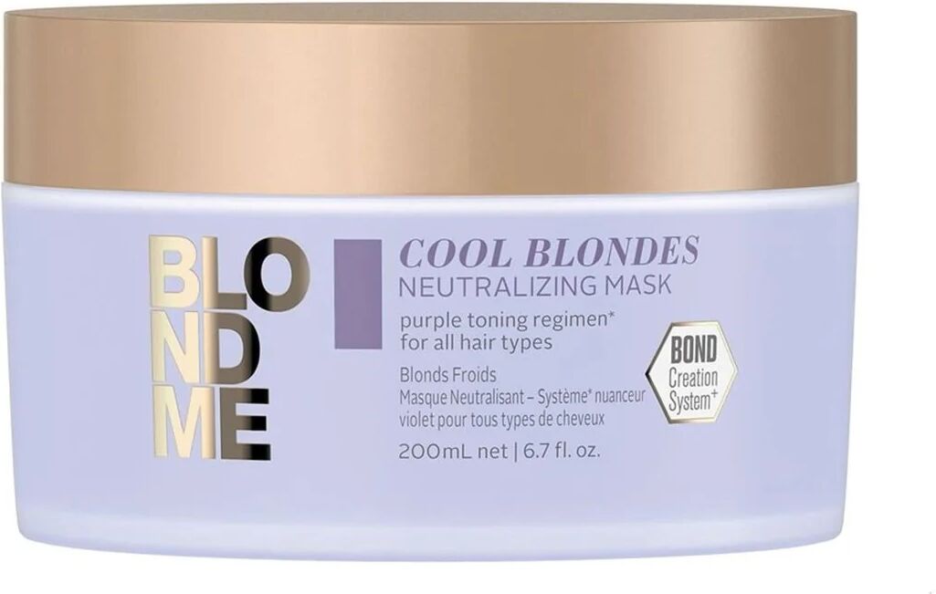 Schwarzkopf Blondme Cool Blondes Neutralising Maschera antigiallo 200ml