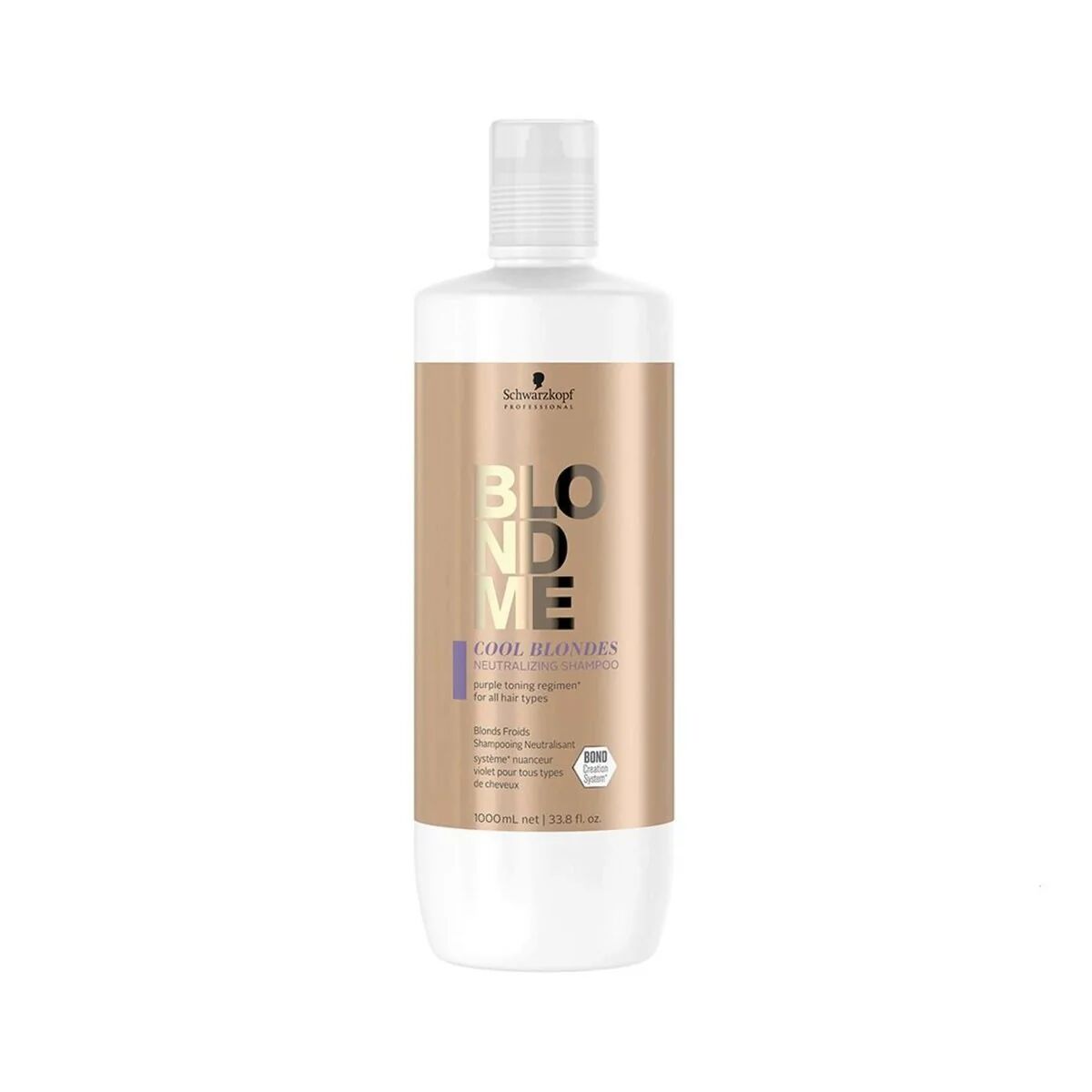 Schwarzkopf Blondme Cool Blondes Neutralising Shampoo antigiallo 1000ml