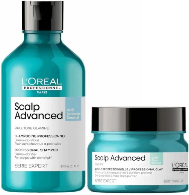 L'Oreal Professionnel Scalp Advanced Shampoo e Maschera antiforfora