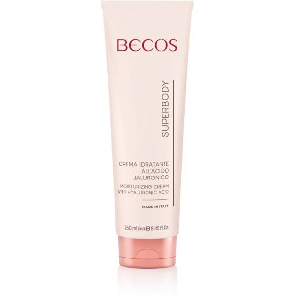 becos superbody crema idratante all'acido jaluronico 250ml