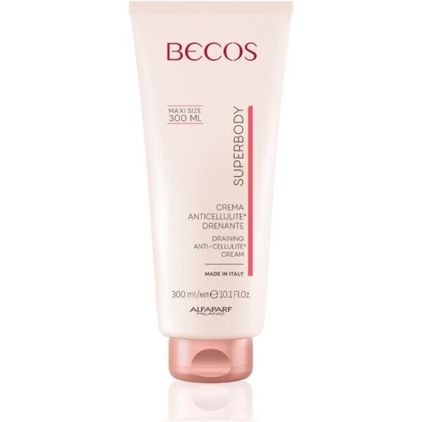 becos superbody crema anticellulite drenante, 300ml