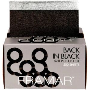 Framar Pop UP Back In Black Fogli Alluminio Pre-Tagliati 5x11 500 PZ