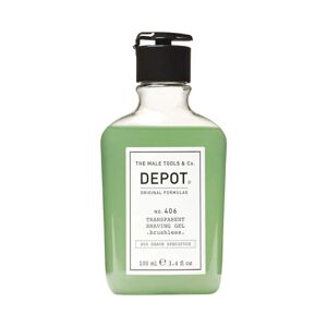 Depot No. 406 Transparent Shaving Gel da barba senza pennello, 100ml