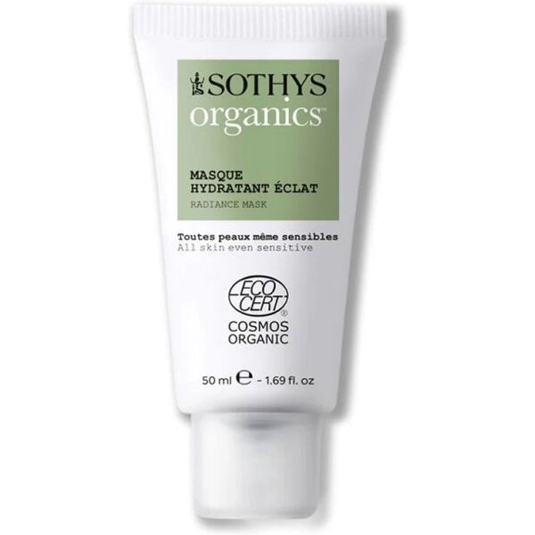 sothys organics masque hydratant eclat maschera idratante viso 50ml