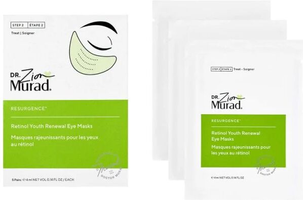 murad retinol youth renewal eye masks maschera antirughe contorno occhi