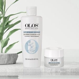 Olos Kit Latte Detergente Universale E Crema Viso Idratante