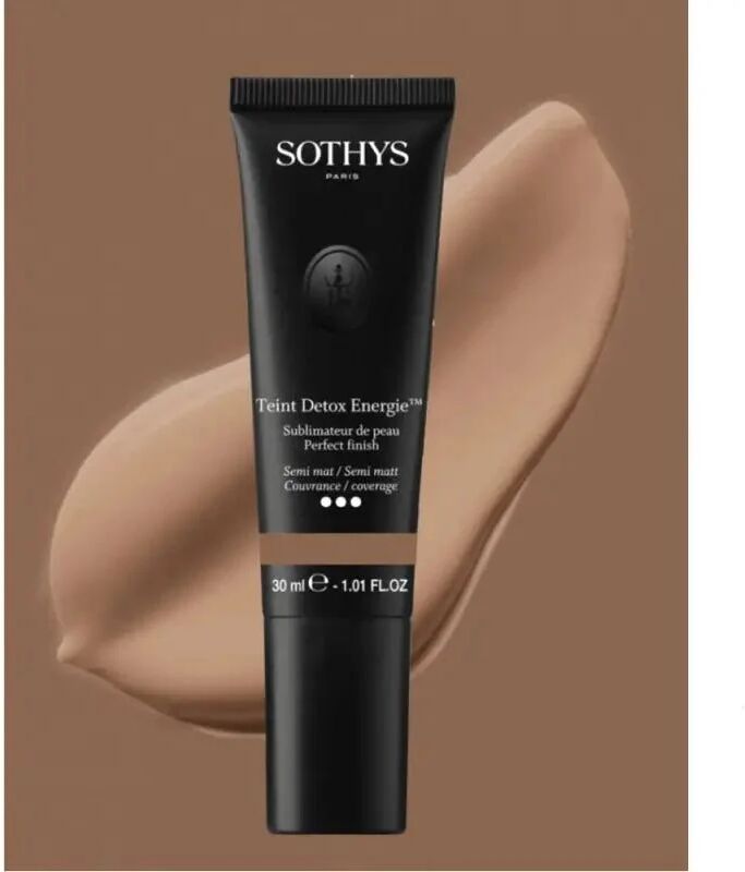 Sothys Make Up Teint Detox Energie Fondotinta Pelli Grasse 30ml, C40 Caramel