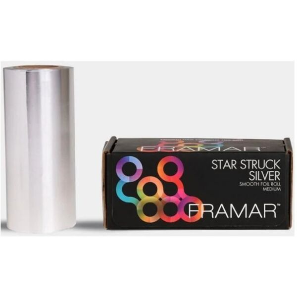 framar star struck silver rullo alluminio medium 12,7 cm x 97,5 m