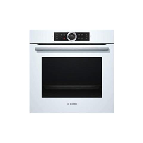 Bosch Forno Elettrico da Incasso Serie 8 HBG672BW1S Capacità  71 L Multifunzione Ventilato Potenza 3600 W Colore Bianco