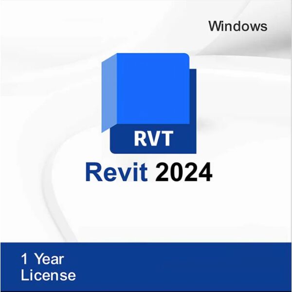 autodesk revit 2024/2025 - abbonamento 12 mesi 1 anno 3pc (windows)