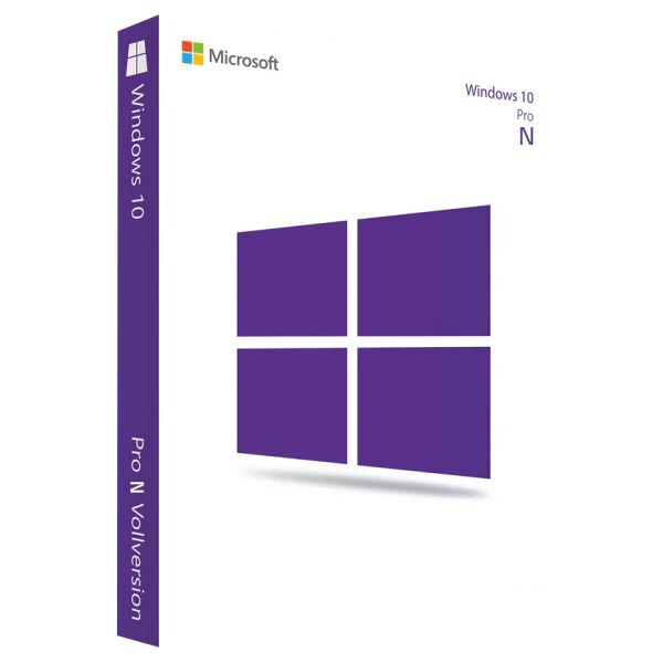 microsoft windows 10 pro n 32/64 bit key esd