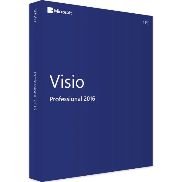 microsoft visio professional 2016 32/64 bit key esd