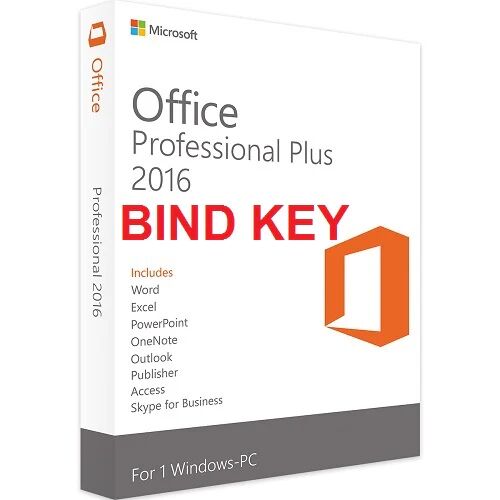 Microsoft OFFICE 2016 PROFESSIONAL PLUS  32/64 BIT BIND KEY ESD