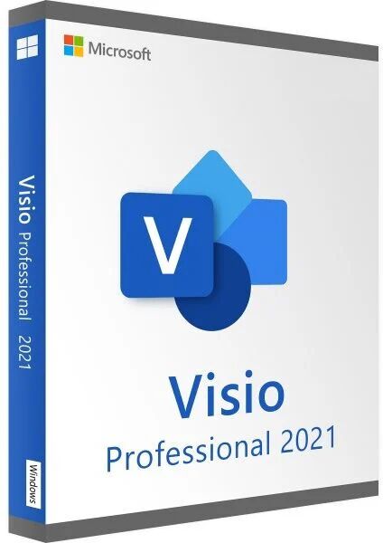 Microsoft VISIO 2021 PROFESSIONAL PLUS 32/64 BIT KEY ESD