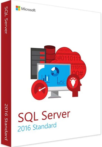 Microsoft SQL SERVER 2016 STANDARD 2 CORE 32/64 BIT KEY ESD