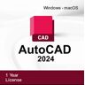 Autodesk AutoCAD 2024/2025 - ABBONAMENTO 12 MESI 1 ANNO 3PC (WINDOWS/MAC)