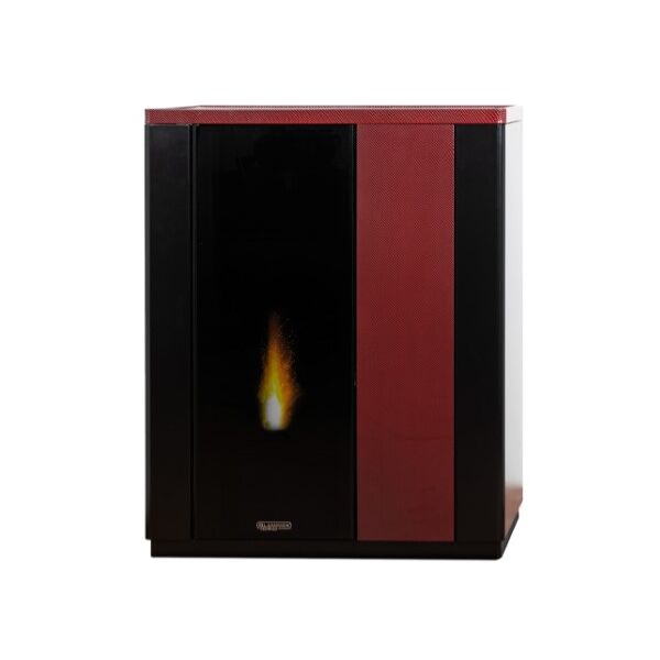 termostufa a pellet laminox anna idro 20 kw disponibile con top e inserto verniciato, pietra o cubicato : climafast