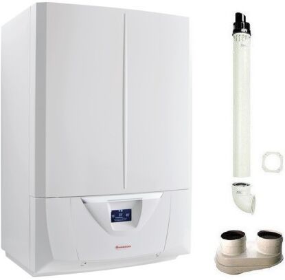 Caldaia Immergas A Condensazione Victrix Zeus 25 Kw Low Nox Con Bollitore 45 Lt Completa Di Kit Scarico Fumi Wi-Fi Optional Metano o Gpl : Climafast