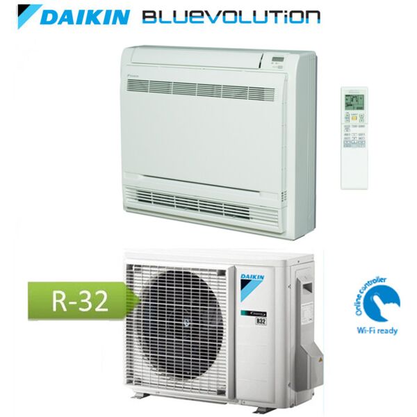 climatizzatore condizionatore daikin bluevolution inverter a pavimento serie f 18000 btu wi-fi ready a++ r-32 fvxm50f