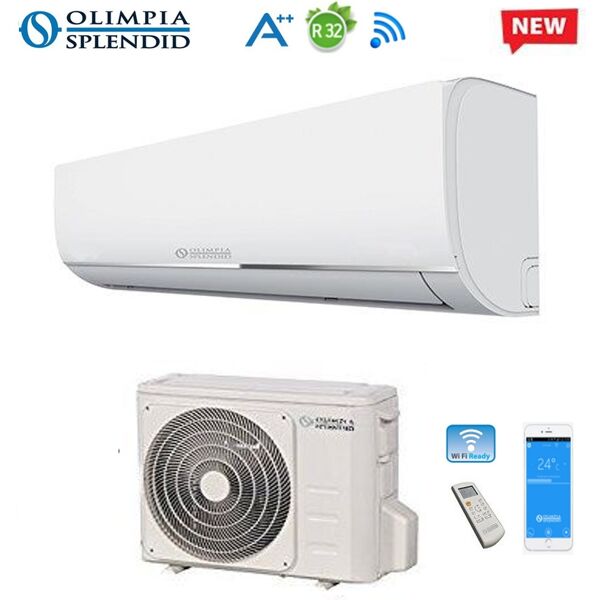 climatizzatore condizionatore olimpia splendid inverter serie nexya s4 e 12000 btu os-k/seneh12ei r-32 wi-fi integrato classe a++/a+