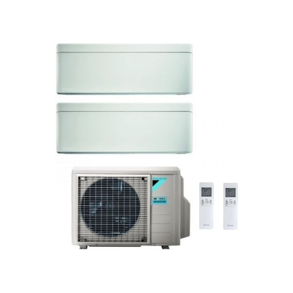 daikin dual stylish white r-32 wi-fi 9000+12000 con 2mxm50m/m9 wi-fi integrato