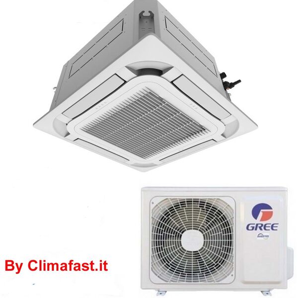 climatizzatore condizionatore gree a cassetta inverter classe a+ 18000 btu mod. gkh18k3fi