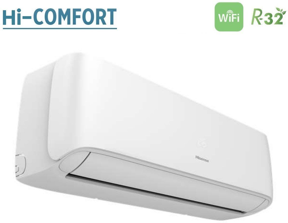 unità interna a parete hisense inverter serie hi-comfort 9000 btu cf25yr04g r-32 wi-fi integrato