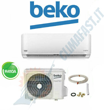 climatizzatore condizionatore beko inverter 12000 btu aerbpeu120 a++/a+ kit installazione incluso