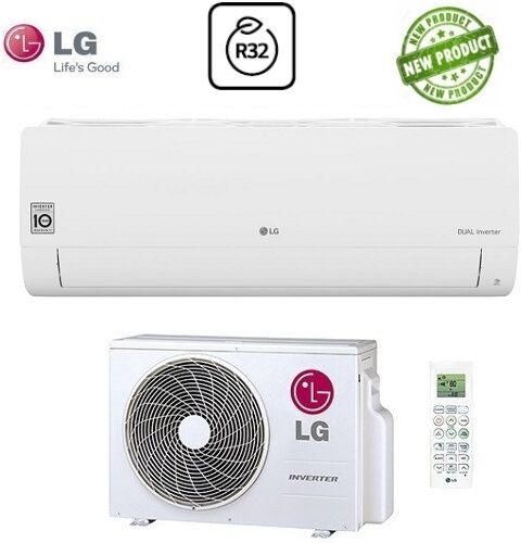 climatizzatore condizionatore inverter lg standard 12000 btu s12eq r-32 classe a++/a+