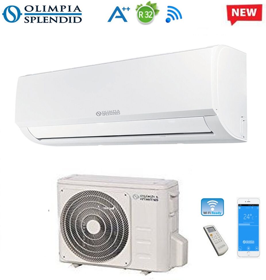 climatizzatore condizionatore olimpia splendid aryal s1 e inverter 10 9000 btu os-c/sceaph10ei r32 a++ wi-fi ready new