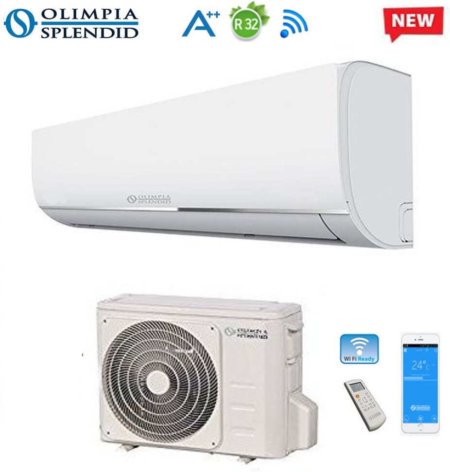 climatizzatore condizionatore olimpia splendid inverter serie nexya s4 e 12000 btu os-k/seneh12ei r-32 wi-fi integrato classe a++/a+