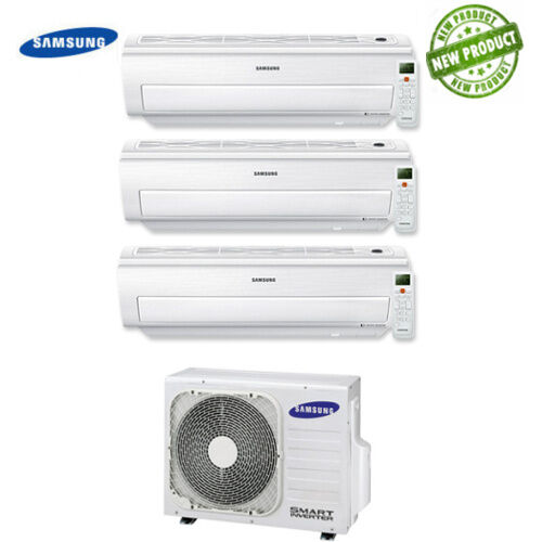 climatizzatore condizionatore samsung inverter trial split ar5500m smart wi-fi 7000+7000+7000 con aj052mcj 7+7+7 a+/a