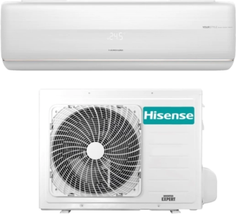 climatizzatore condizionatore hisense inverter serie fresh master 12000 btu qf35xw00g r-32 wi-fi integrato classe a+++