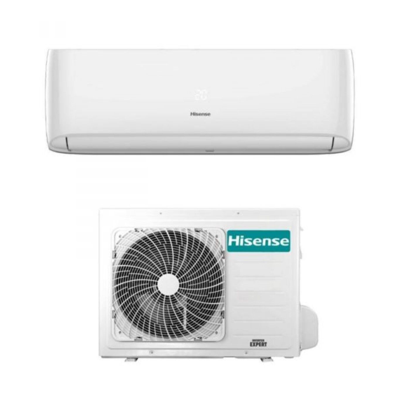climatizzatore condizionatore hisense inverter serie easy smart 24000 btu ca70bt1ag + ca70bt1aw r-32 wi-fi optional - novità