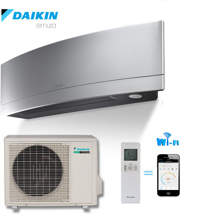 CLIMATIZZATORE CONDIZIONATORE DAIKIN INVERTER EMURA SILVER SMART WI-FI FTXG20LS A+++ 7000 btu