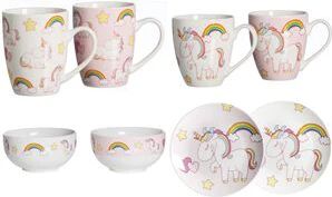 Ritzenhoff & Breker Jumbo-Kaffeetasse UNICORN, 0,65 Liter aus Porzellan, spülmaschinengeeignet, - 4 Stück (31683)