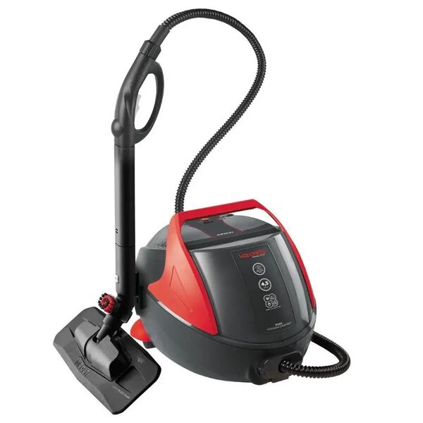 polti pteu0279 vaporetto pro 85_flexi pulitore a vapore capacita' 1,3 litri potenza 1100 w spazzola vaporflexi nero-rosso