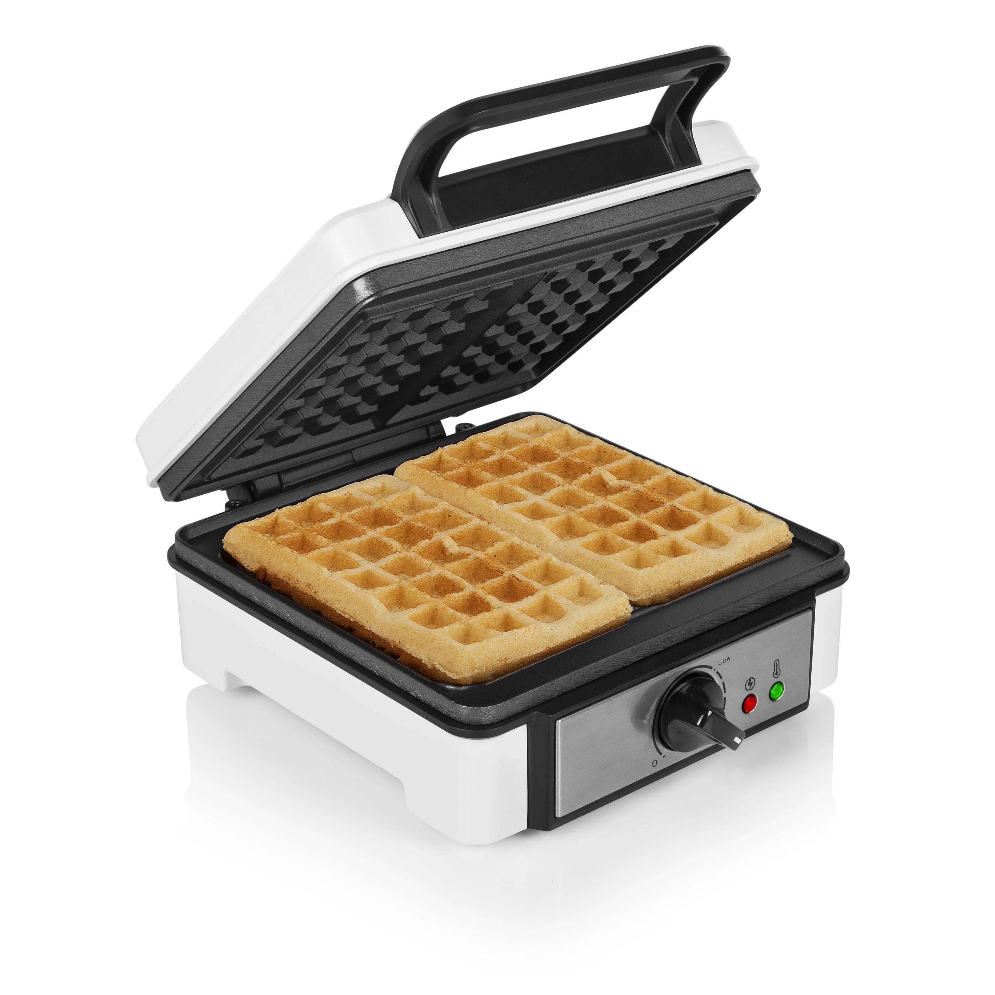 princess 132397 piastra waffle termostato regolabile potenza 1200 watt 19,8x19,8 cm 2 waffle per sessione